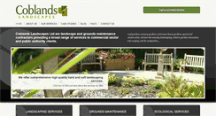 Desktop Screenshot of coblandslandscapes.co.uk